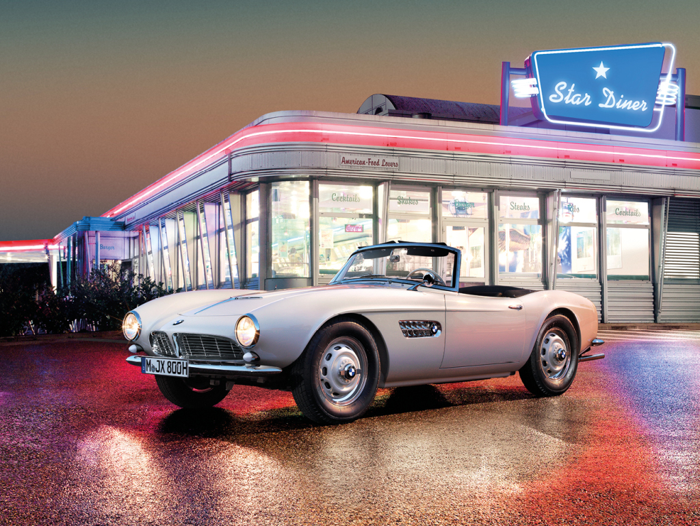 BMW 507, de slag in de lucht