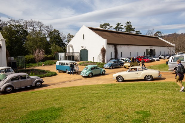VW anniversary display at the Franschhoek Motor Museum