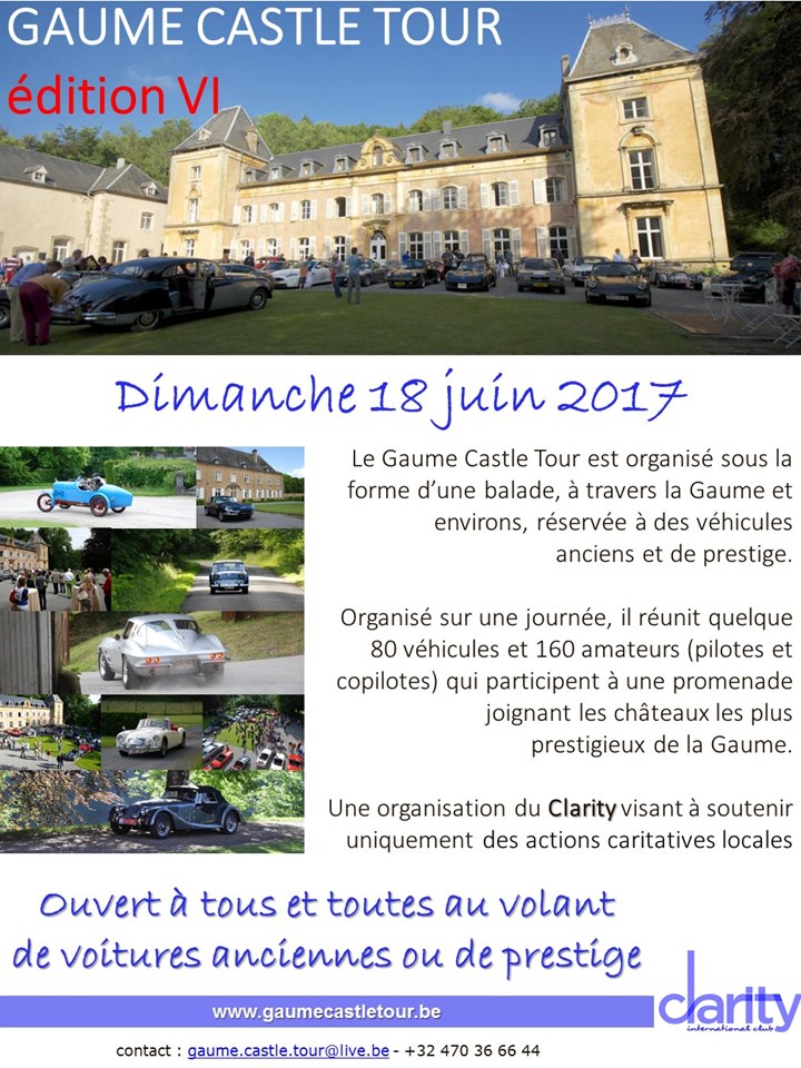 Gaume Castle Tour 18 juin 2017