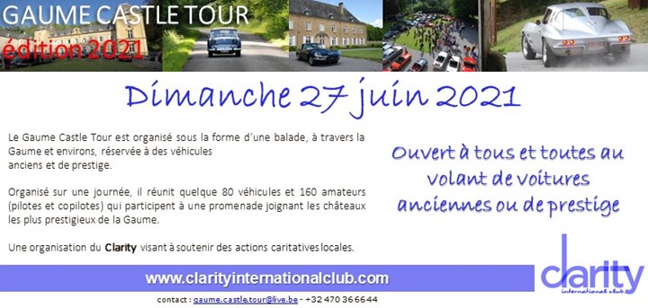 Gaume Castle Tour, rallye