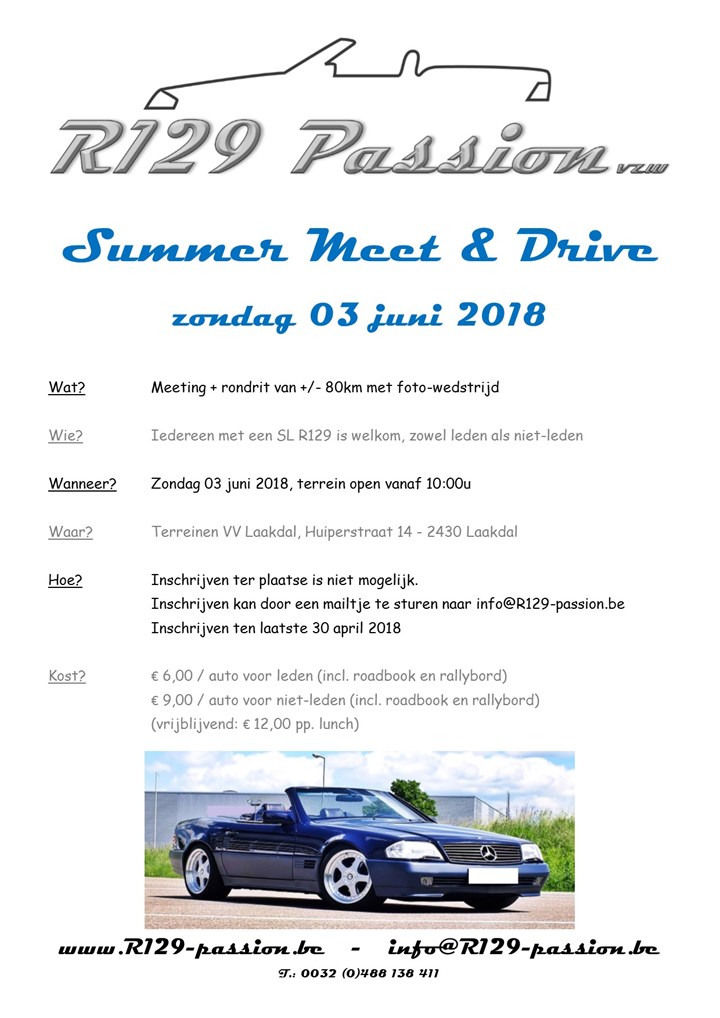 R129 Passion - Summer Meet & Drive