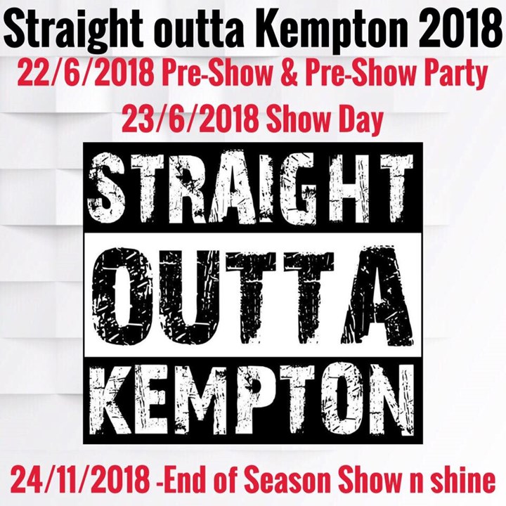 Straight outta Kempton 2018 Official (pre-show & show)