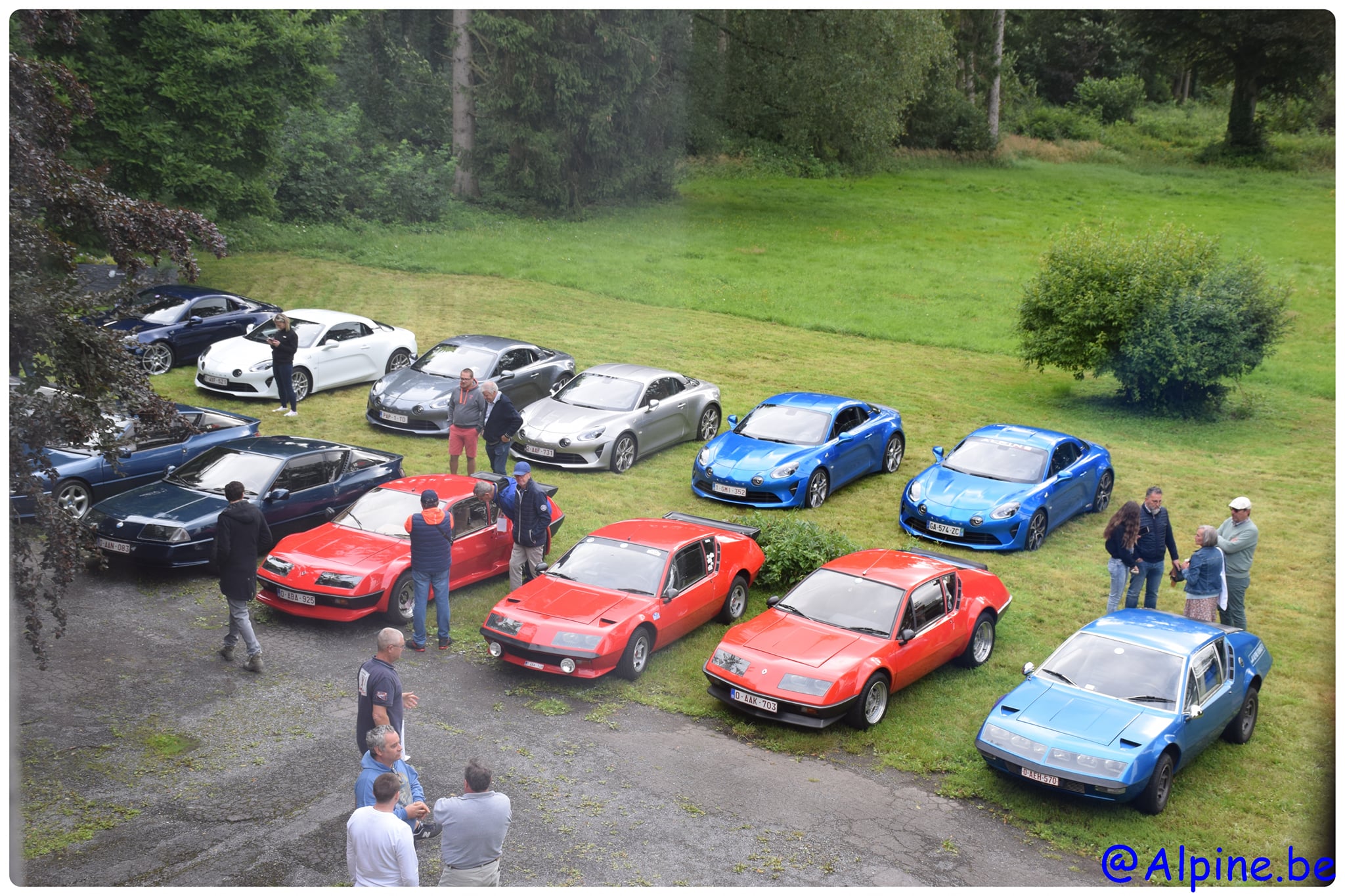 Carton plein pour la 1ère Balade Alpine de Banneux (B) Château des Fawes 8 Août 2021