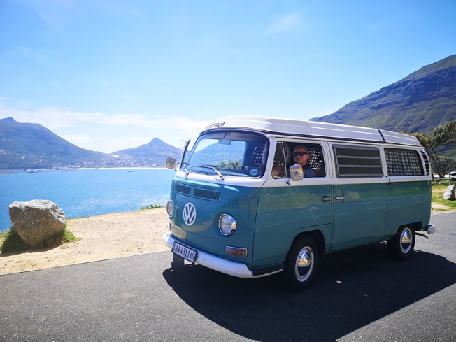 Original VW T2 Westfalia 1970 early bay to rent for event, shooting photos, movies