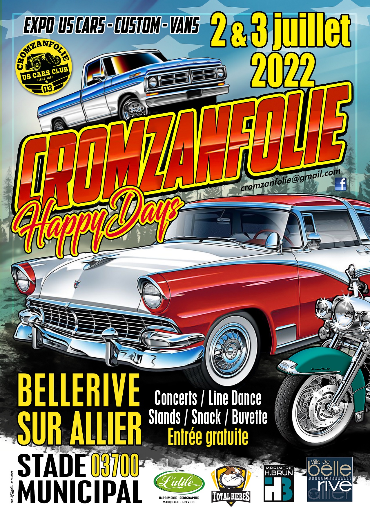 Cromzanfolie Happy Days 2022