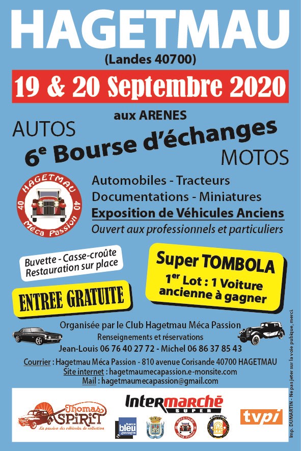6ème bourse d'écahges autos, motos, tracteurs