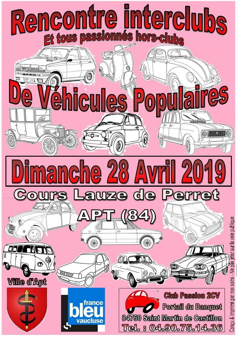 Rencontre Interclubs de véhicules Populaires
