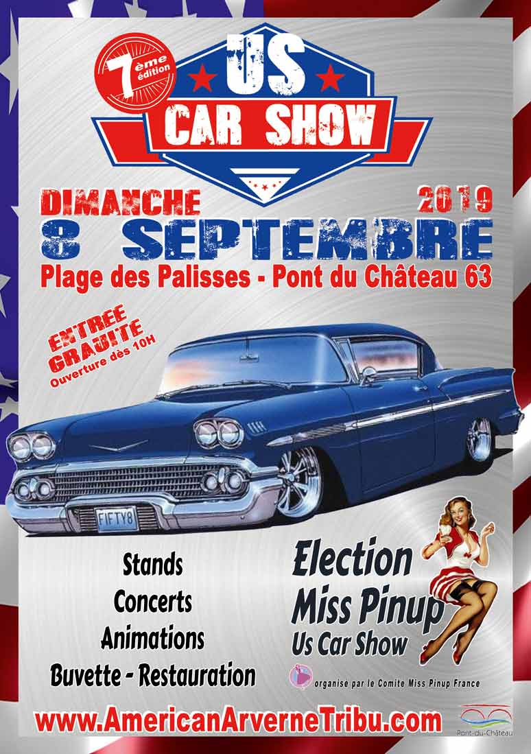 US CAR SHOW 2019 pont du château