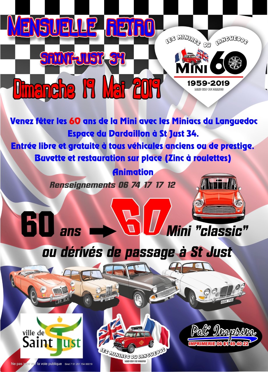 Mensuelle Rétro Saint-Just 34