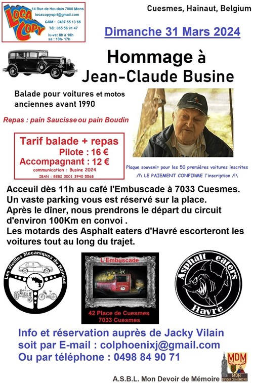 Hommage à Jean-Claude Busine