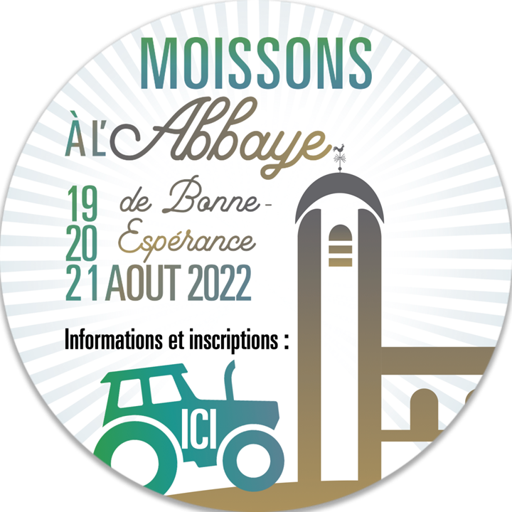 Les moissons à l'Abbaye de Bonne Espérance