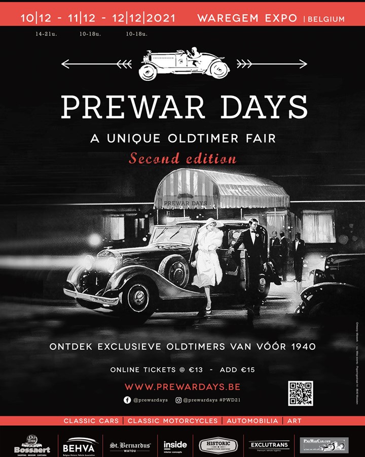 Prewar Days 2021 - Oldtimerbeurs Waregem Expo