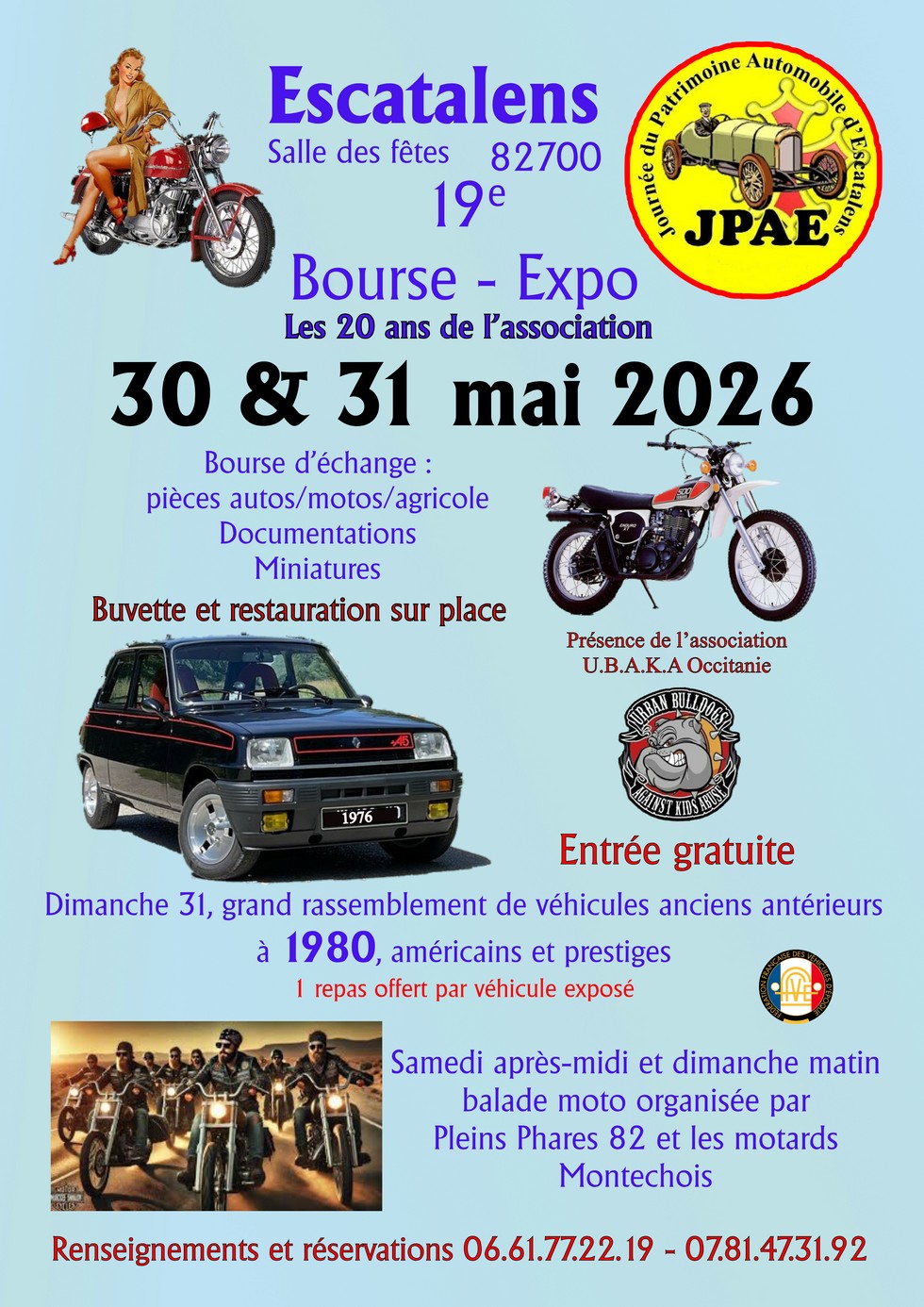 19e Journée du Patrimoine Automobile d'Escatalens