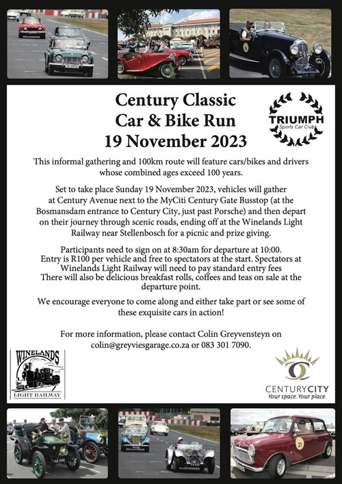 Century Classic Car & Bike run