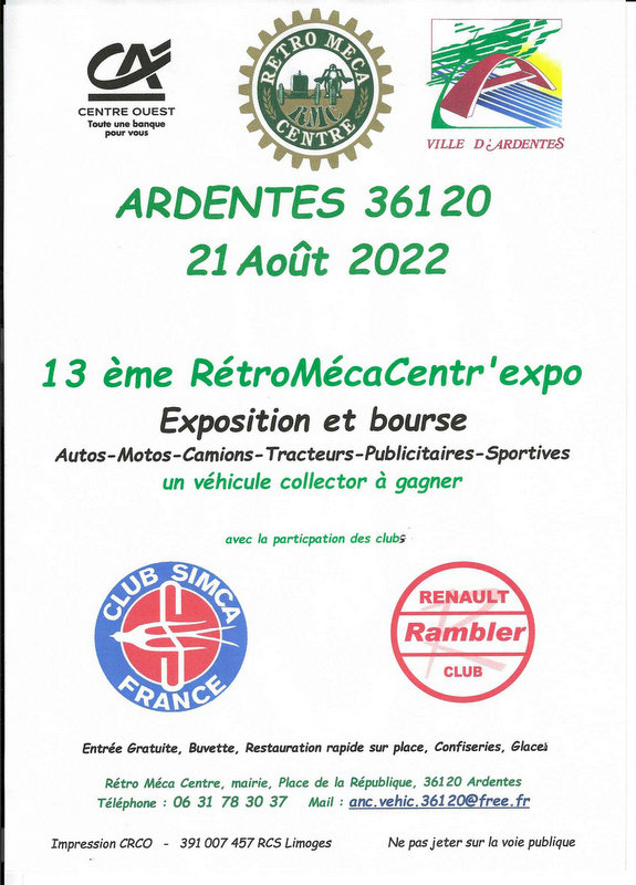 13ème Rétro Méca Centr'expo