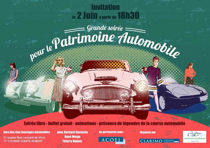 Soirée pour le Patrimoine Automobile