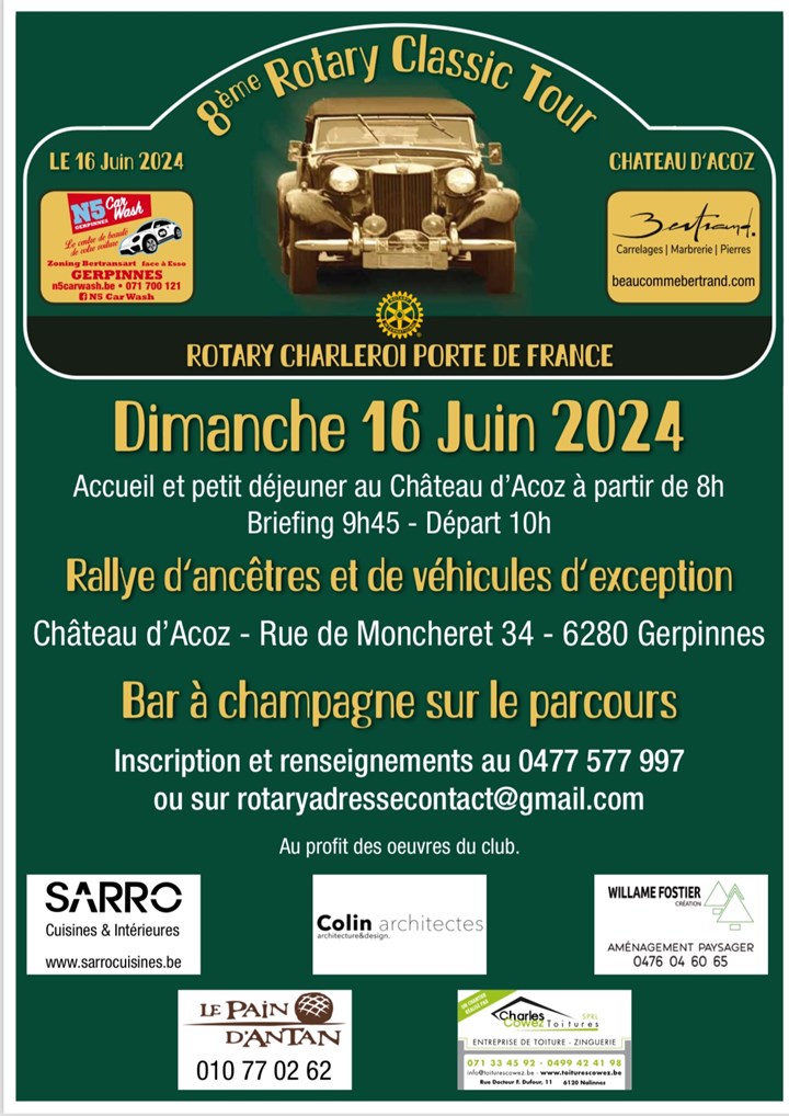 ROTARY CLASSIC TOUR 2024