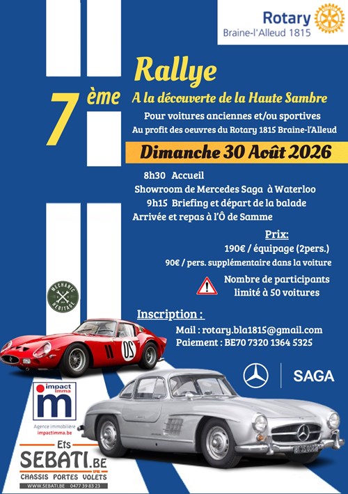 7è Rallye Découverte Rotary Braine-l'Alleud 1815