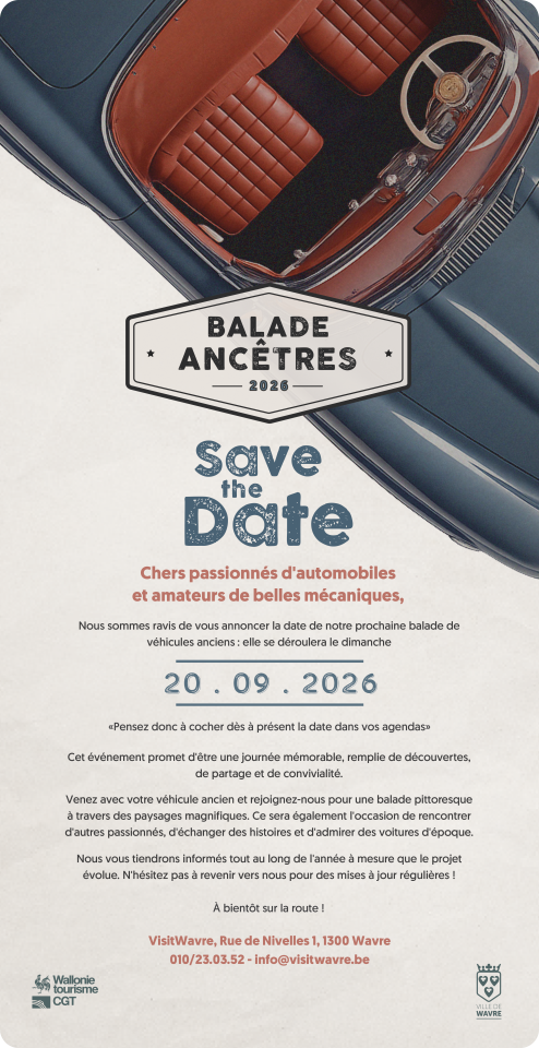 Balade d'ancêtres Wavre 2026