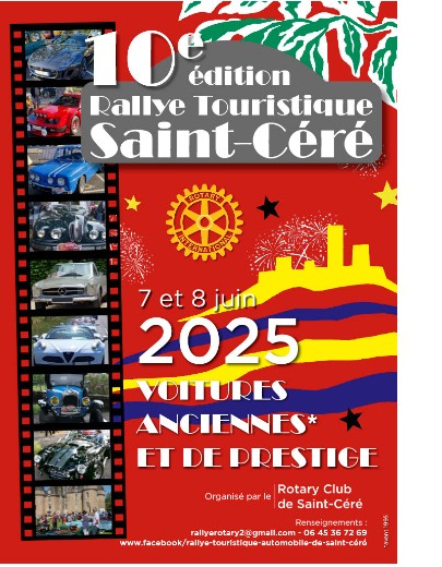 10 ème édition du Rallye Touristique de Saint-Céré
