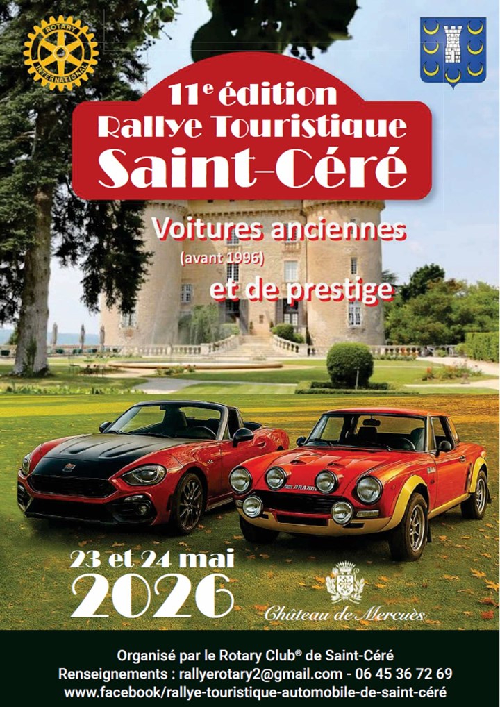 11ème Rallye touristique de Saint-Céré (Lot)