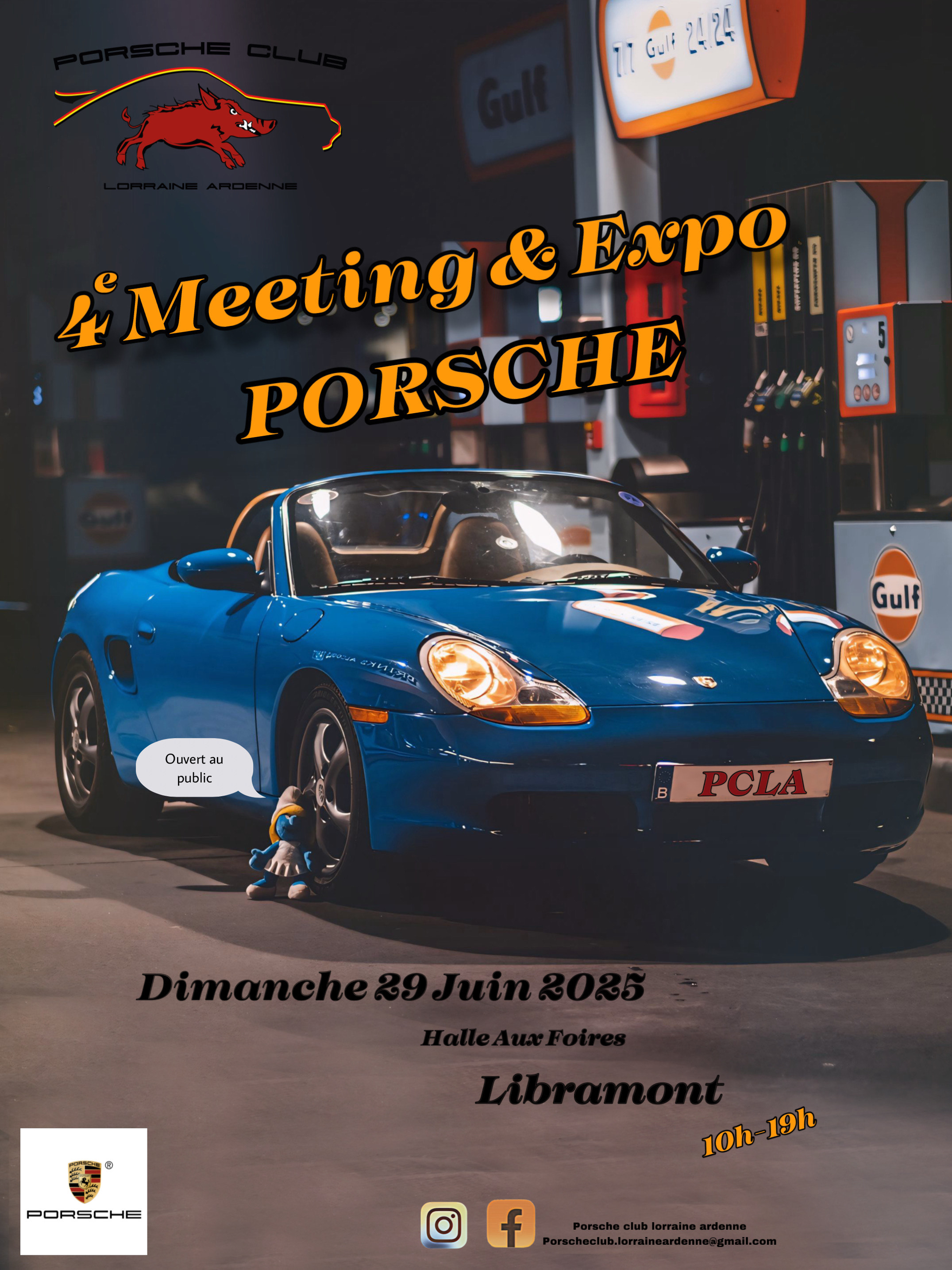 4e meeting Porsche dimanche 29 juin 2025 Libramont