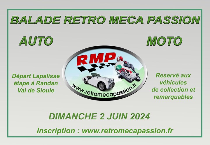 Balade Rétro Méca Passion