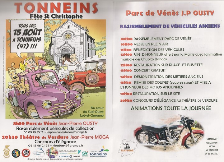 TONNEINS Fête St Christophe (Rassemblement)