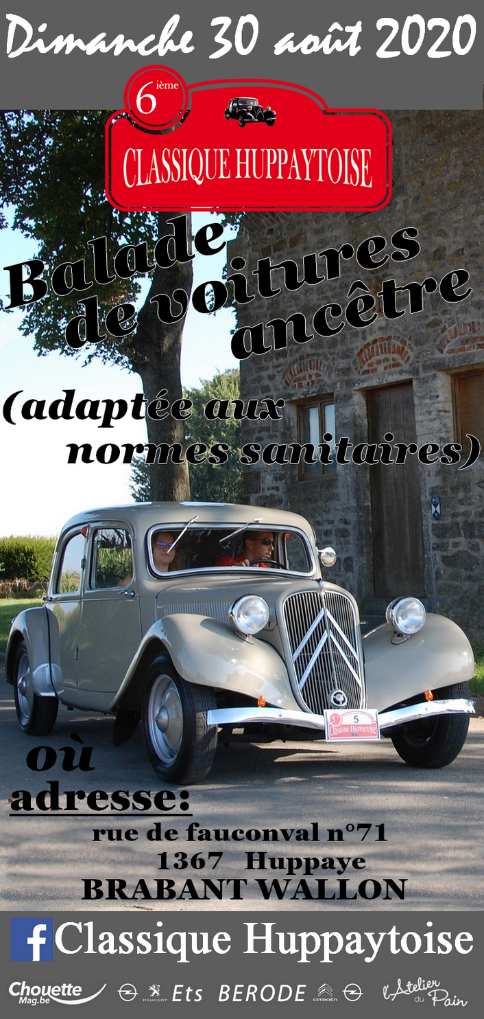 Balade de voitures ancêtre