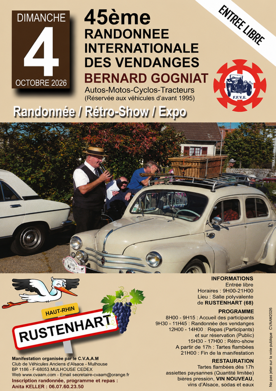 45ème Randonnée des vendanges Bernard Gogniat