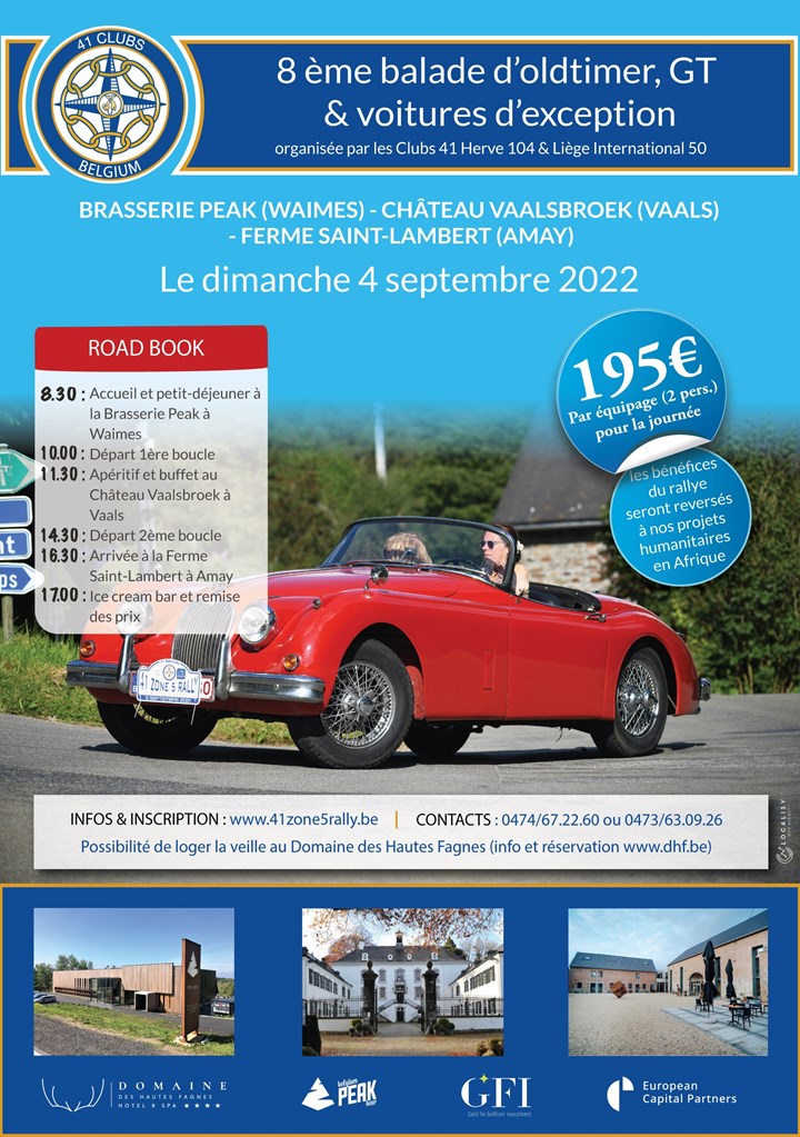8ème Rallye Balade Des Clubs 41 Herve et Liège International