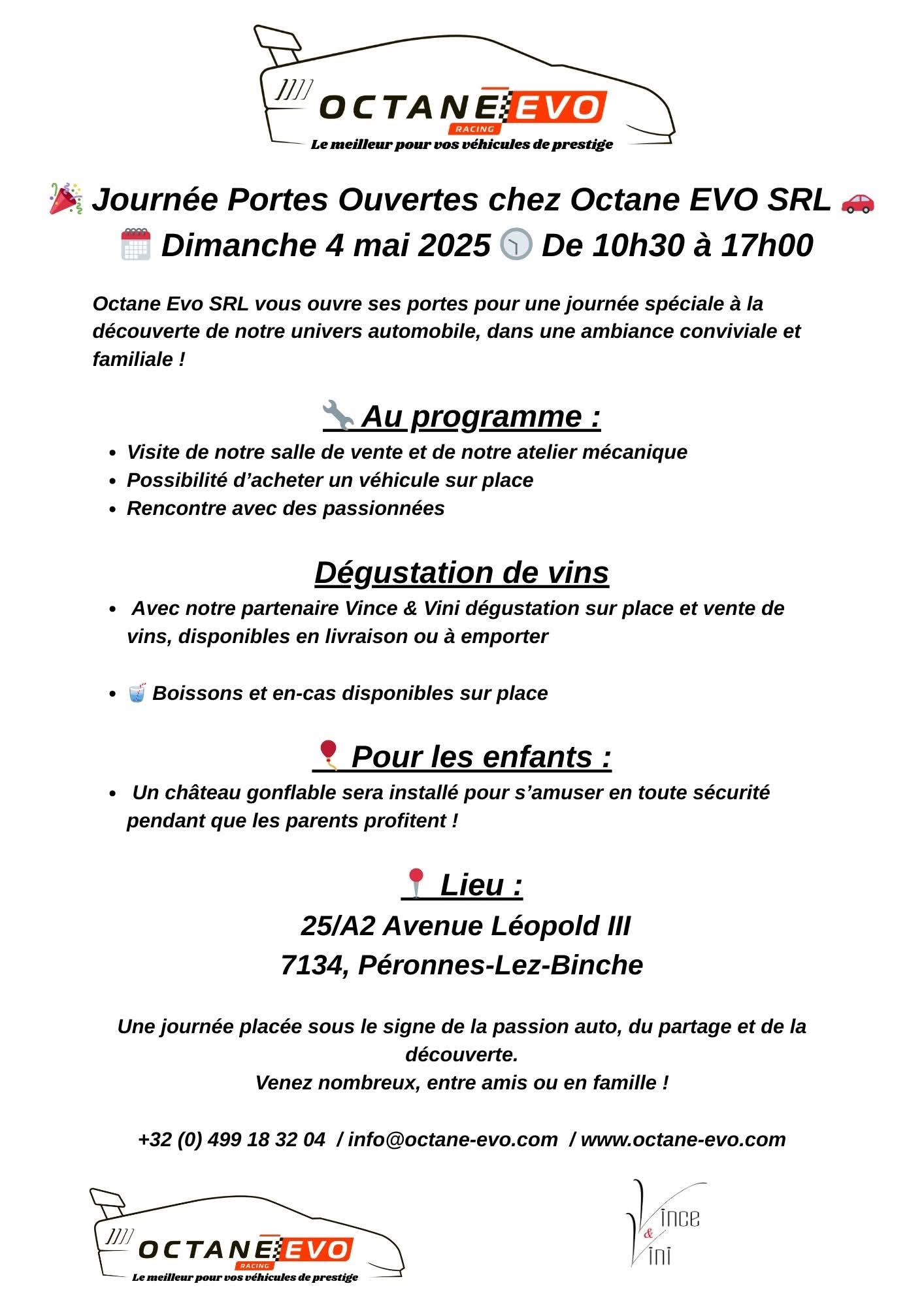 Journée Portes Ouvertes chez Octane EVO SRL