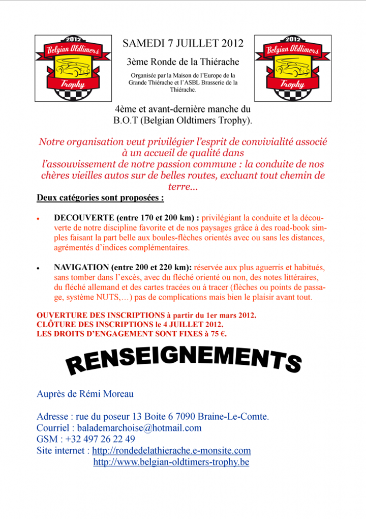 3ème Ronde Historique de la Thiérache