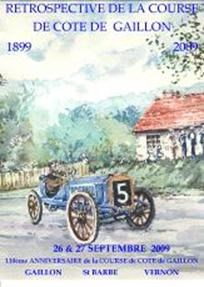 FRANCE - 2ème RETROSPECTIVE DE LA COURSE DE COTE DE GAILLON 110 ANS APRES 